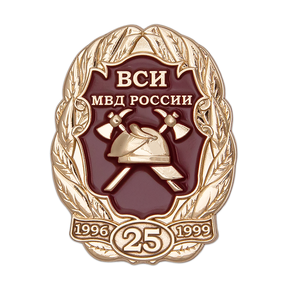 Знак «25 лет выпуску 1996-1999 ВСИ МВД РФ»