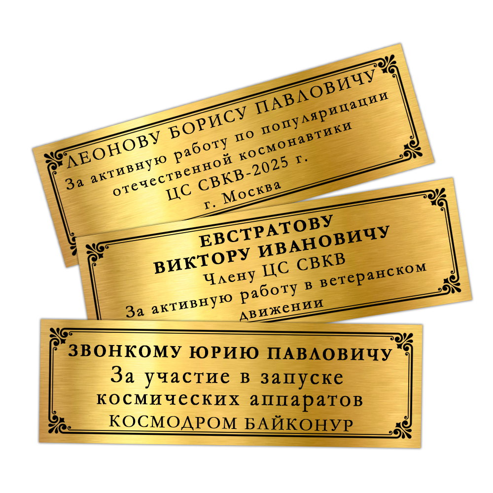 Наградное панно «70 лет космодрому Байконур», дополнительное фото 1