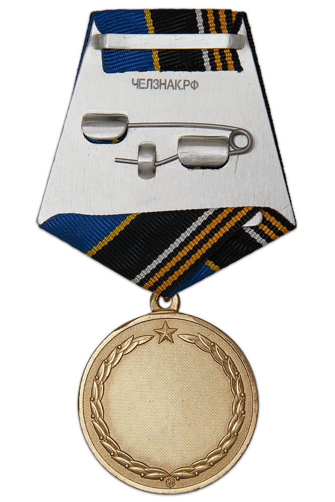 Реверс награды Медаль «Семье погибшего защитника Отечества» с бланком удостоверения