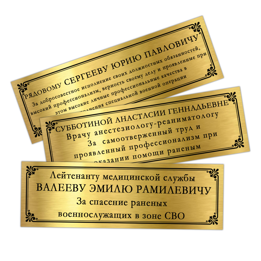 Наградное панно «За спасение на СВО», дополнительное фото 1