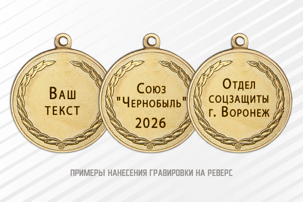 Медаль «Вдовам ликвидаторов аварии на ЧАЭС» с бланком удостоверения, дополнительное фото 1