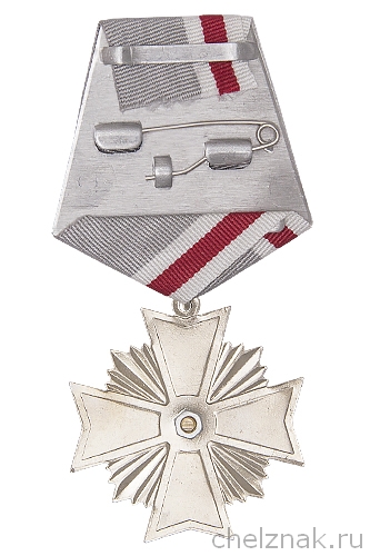 Реверс награды Знак на колодке «35 лет Пермскому военному институту войск Нацгвардии»