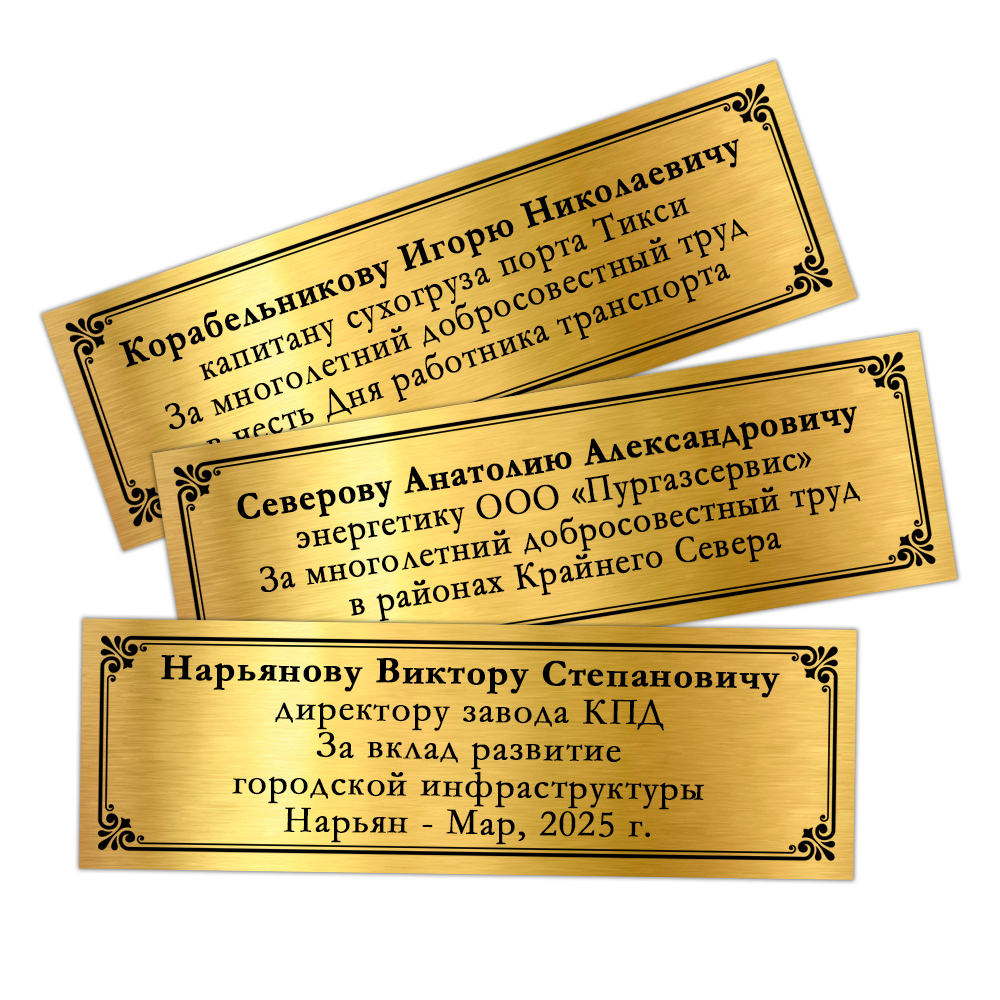 Наградная плакетка «За работу на Крайнем Севере», дополнительное фото 1