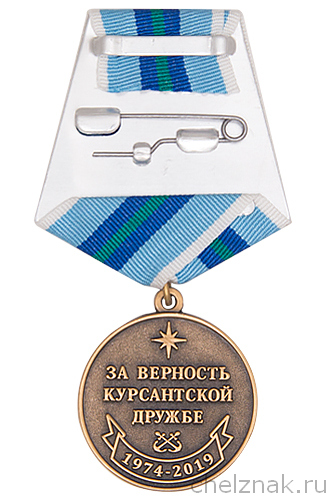 Реверс награды Медаль «45 лет выпуска. Велико-Устюгское речное училище им. З.А. Шашкова» с бланком удостоверения