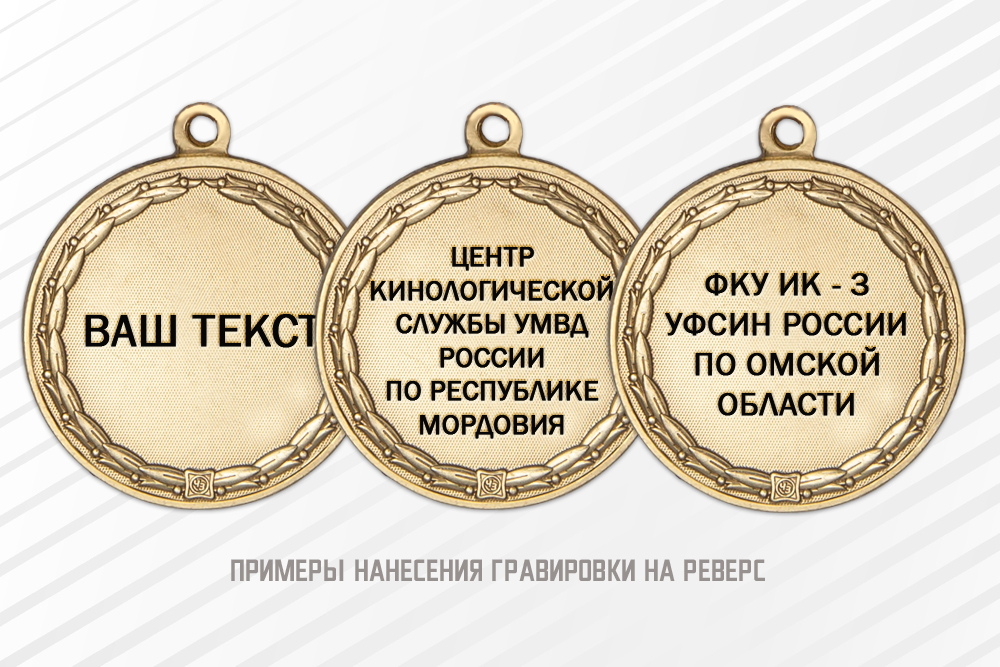 Медаль «За вклад в развитие служебной кинологии» с бланком удостоверения, дополнительное фото 1