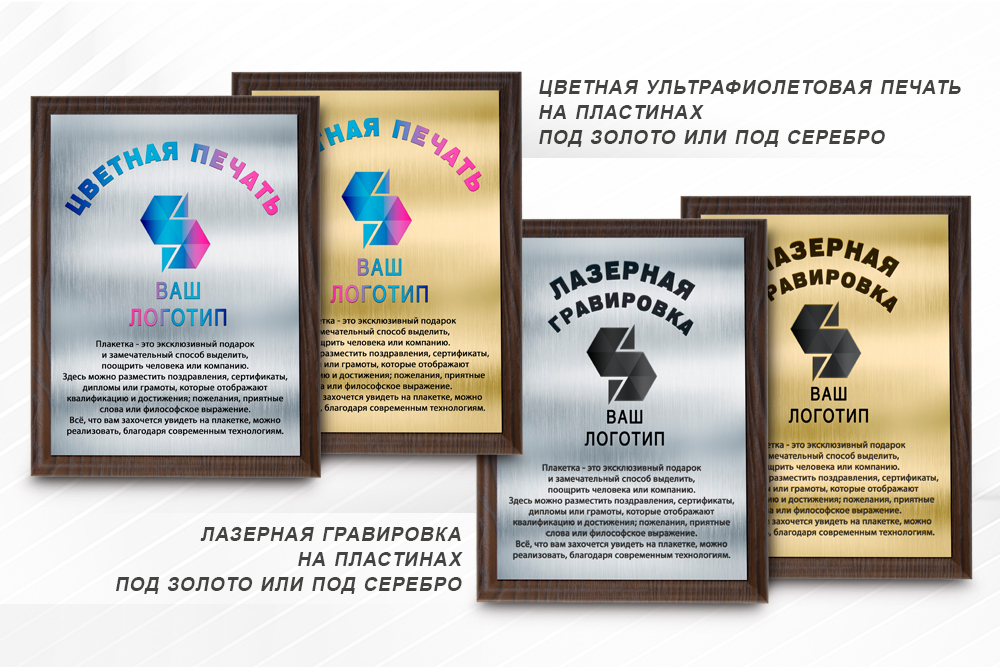 Обратная сторона награды Наградная плакетка (прямоугольная)