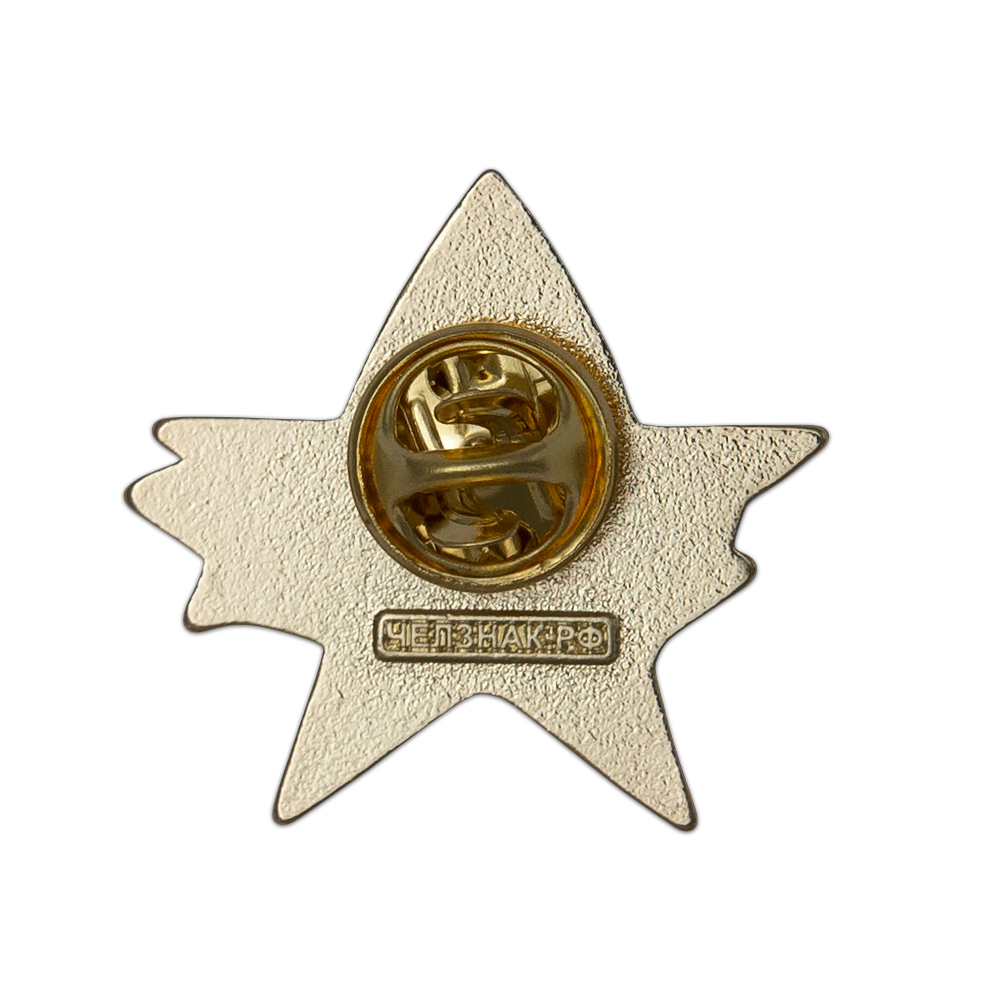 Реверс награды Знак «Вечный огонь. 80 лет Победе»