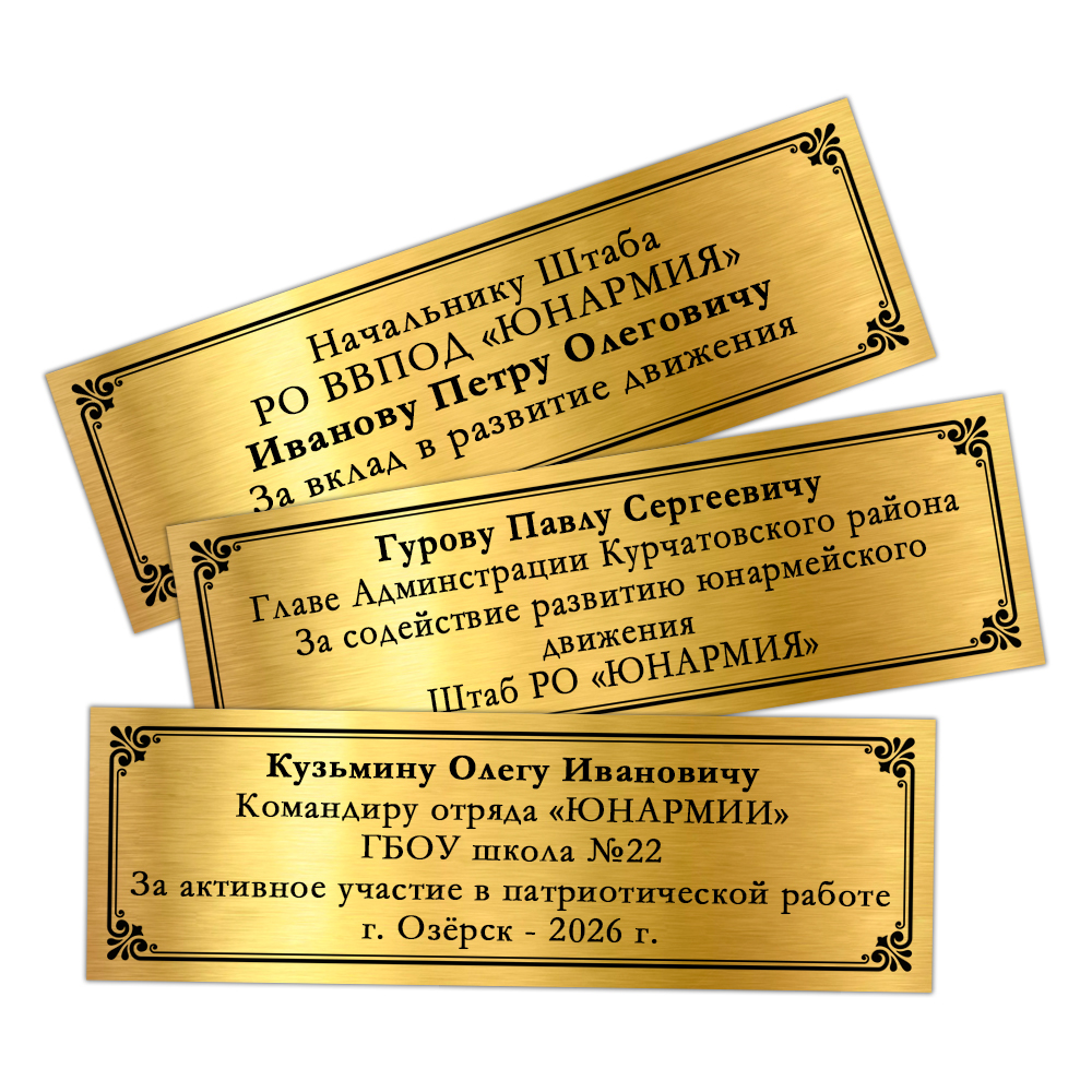 Панно наградное «10 лет Юнармии», дополнительное фото 1