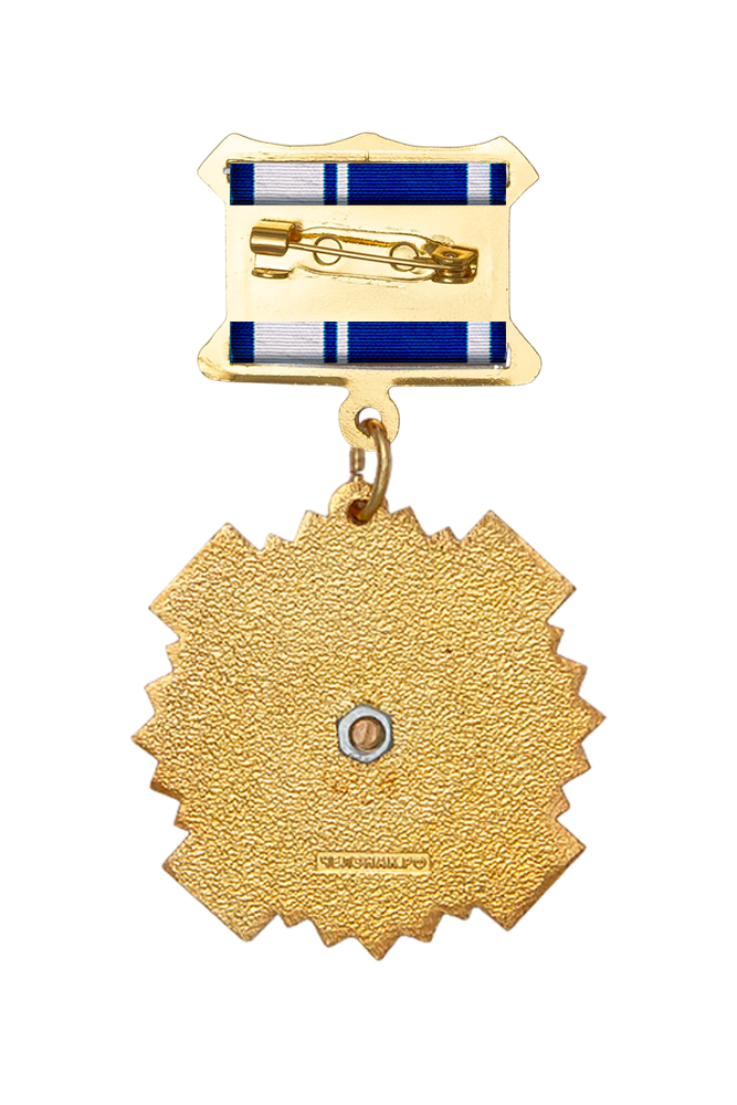 Реверс награды Знак на колодке «330 лет ВМФ» с бланком удостоверения