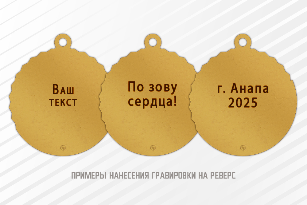 Медаль «Волонтёр» с бланком удостоверения, дополнительное фото 2