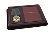 Наградной комплект к медали «Ветеран ВДВ России» с бланком удостоверения