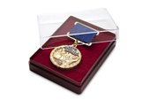 Наградной комплект к медали «Жене моряка»
