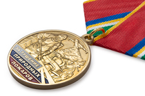 Медаль «За тушение природных пожаров» с бланком удостоверения