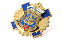 Удостоверение к награде Знак двухуровневый «320 лет штурманской службе ВМФ России»