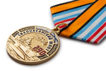 Медаль «290 лет Тихоокеанскому флоту (ТОФ)» с бланком удостоверения
