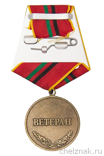 Реверс награды Медаль «25 лет вывода войск из Афганистана» с бланком удостоверения