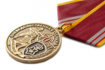 Медаль «70 лет вневедомственной охране Росгвардии» с бланком удостоверения