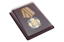 Удостоверение к награде Футляр под орден на пятиугольной колодке 47*47 мм, с уклоном (100х133х25 мм)