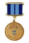 Медаль «За заслуги в развитии транспортного комплекса России» на колодке