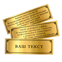 Удостоверение к награде Панно со знаком «100 лет Гражданской авиации России»