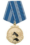 Медаль «Нахимовское военно-морское училище» (зол.)