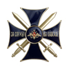 Знак «За службу на Кавказе» темно-синий с бланком удостоверения