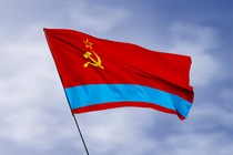 Удостоверение к награде Флаг Казахской Советской Социалистической Республики