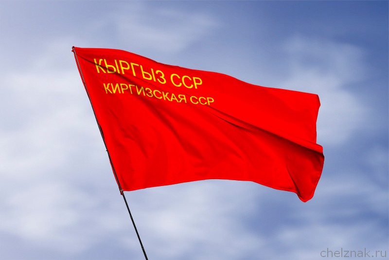 3D фото награды Флаг Киргизской ССР (1938 — 1952)