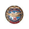Знак «30 лет выпуску, Бугурусланское лётное училище гражданской авиации БЛУ ГА. Як-40»