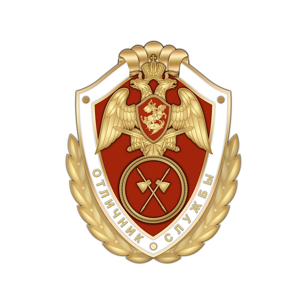 Нагрудный знак Росгвардии «Отличник службы в воинских частях (подразделениях) тылового обеспечения»