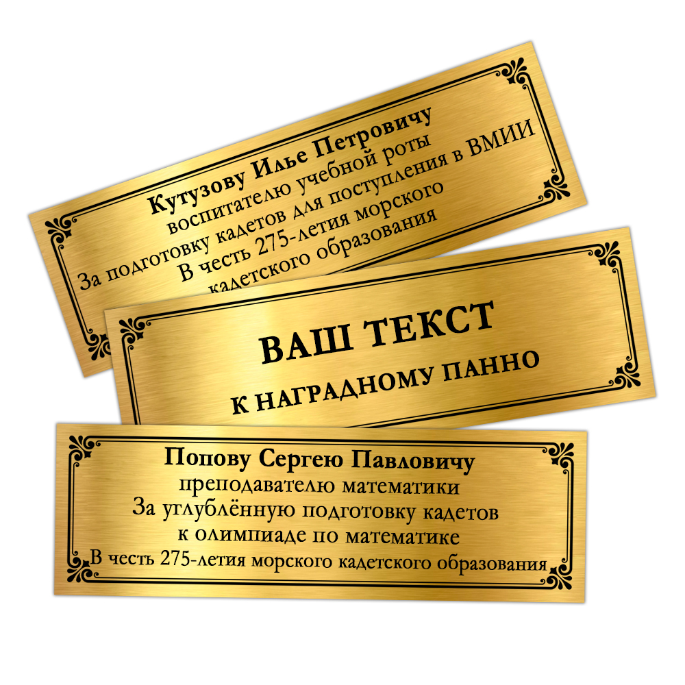Панно с орденским знаком «275 лет морскому кадетскому образованию», дополнительное фото 1
