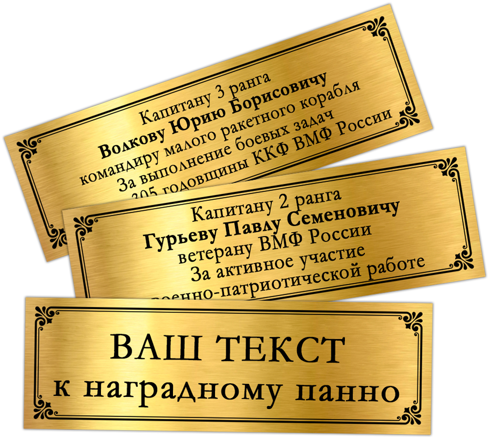 Панно наградное «305 лет Краснознамённой каспийской флотилии», дополнительное фото 1