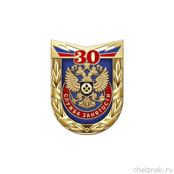 Знак «30 лет государственной службе занятости населения»