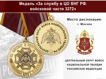 Медаль «За службу в Спецназе. 30 ОСпН "Святогор"» с бланком удостоверения