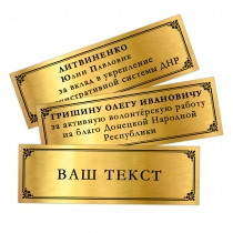 Купить бланк удостоверения Панно с медалью «10 лет Донецкой Народной Республике»