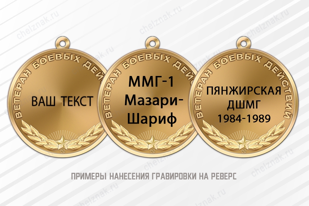 Медаль «Ветеран боевых действий подразделений ПВ КГБ СССР в Афганистане» с бланком удостоверения, дополнительное фото 3