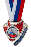 Медаль спортивная, на ленте «Национальная федерация спортинга» I место (золото)