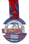 Медаль спортивная, на ленте «1ХСТАВКА (1XBET) Триатлон Варяг» Брянск