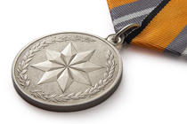 Медаль МО «За достижение в области развития инновационных технологий» с бланком удостоверения