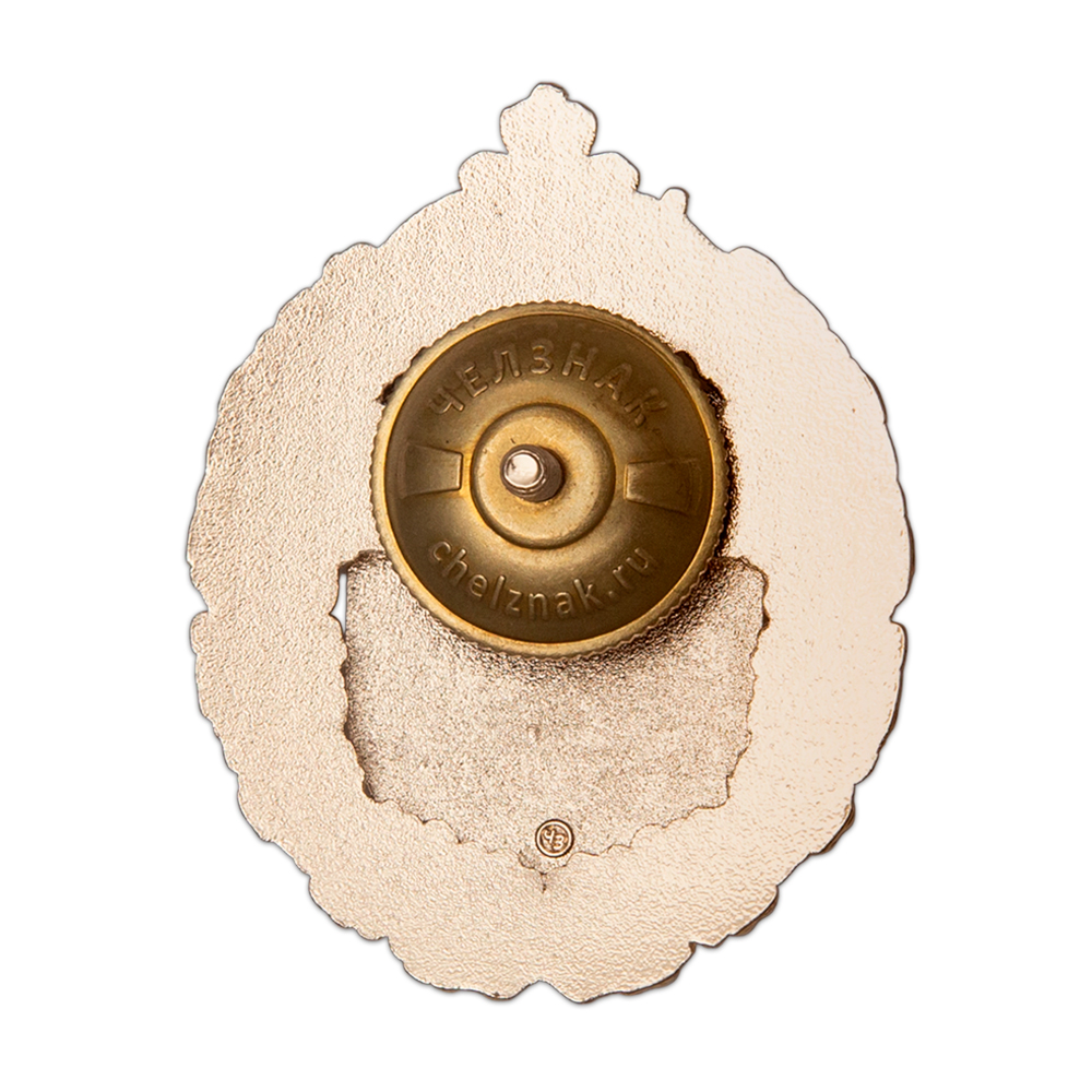 Реверс награды Знак командира 90-й зенитной ракетной ордена Суворова бригады