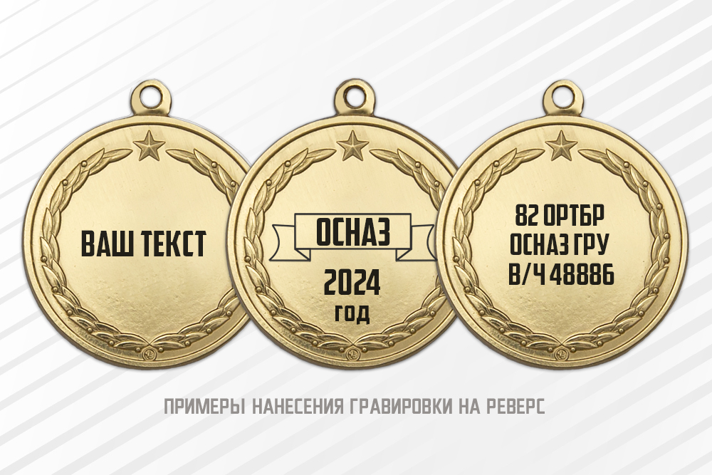 Медаль «120 лет Радиоэлектронной разведке ВС РФ» с бланком удостоверения, дополнительное фото 1